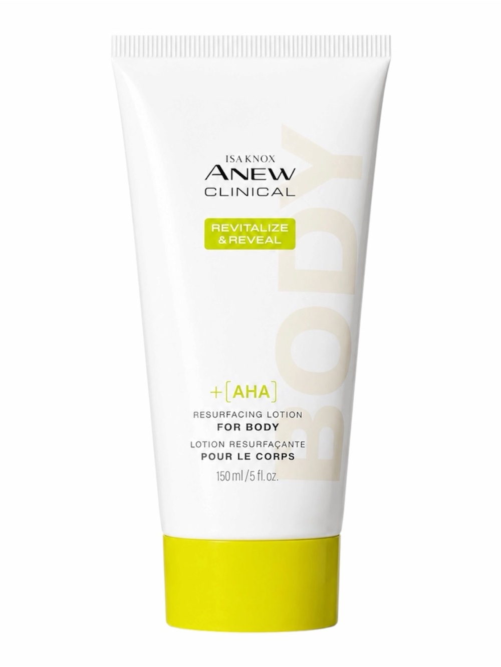 ISA KNOX ANEW CLINICAL REVITALIZE & REVEAL + [AHA] RESURFACING LOTION FOR BODY